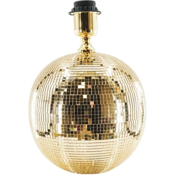 House Vitamin Lamp table lamp disco ball glass -gold 20x20x20cm