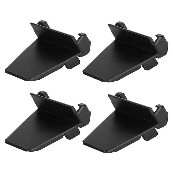 4 Stuks Universele Bekbeschermers Beschermhoesjes Bandenwisselklem Afdekking Auto Accessoire black