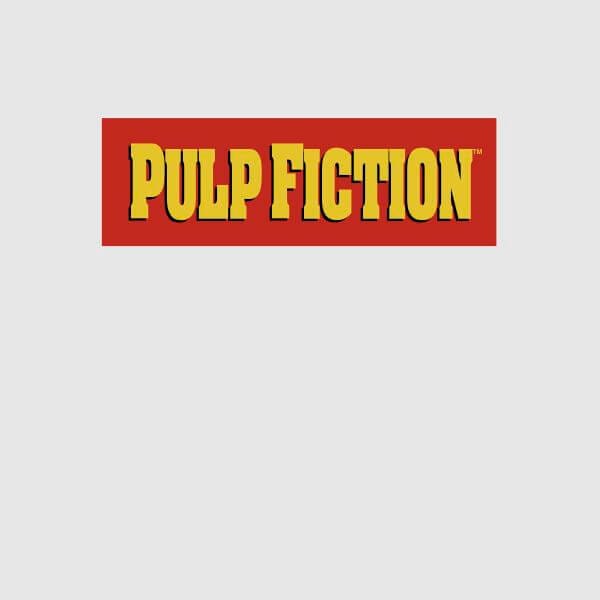Pulp Fiction Logo Dames T-shirt - Grijs - M