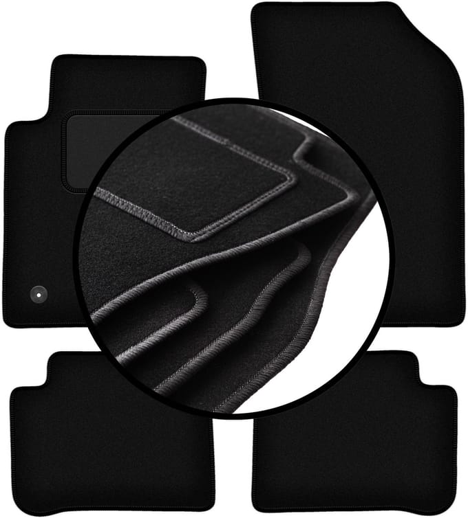 Complete set veloursmatten voor: Citroen C3 III hatchback (2017-)