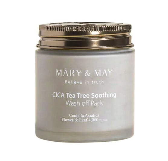 Mary&May - Pack de masques apaisants nettoyants à l'arbre à thé Cica gray