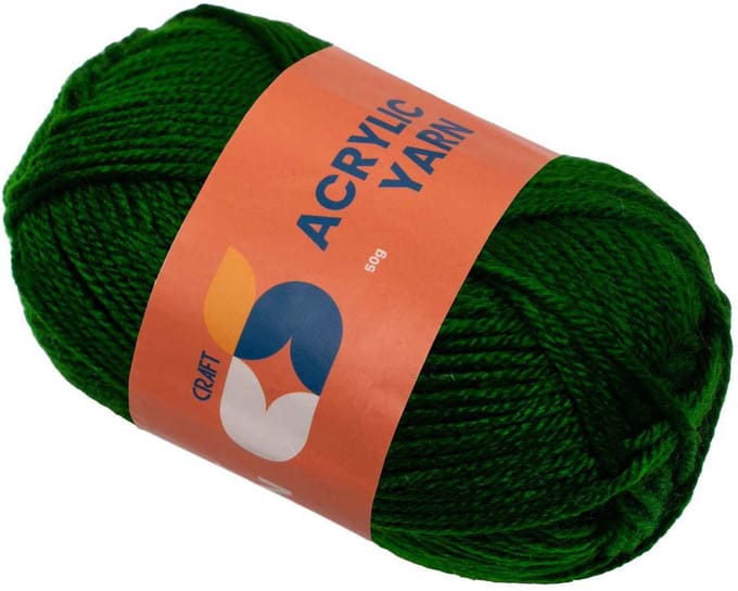 Colorations - Acrylic yarn Green 50g