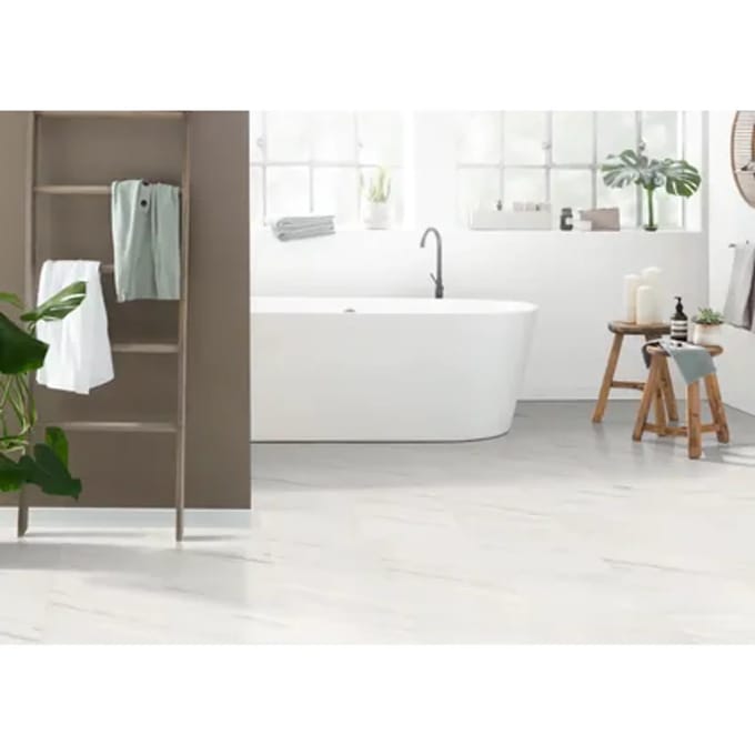Decomode Tegel Laminaat Aqua Kingsize Malediven - Wit - Waterbestendig - 4+1 V-groef - 8mm - 2,535m²
