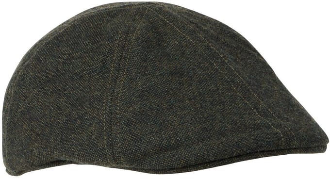 camel active Flat Cap gemaakt van wolmix - Maat menswear-M - Bosgroen