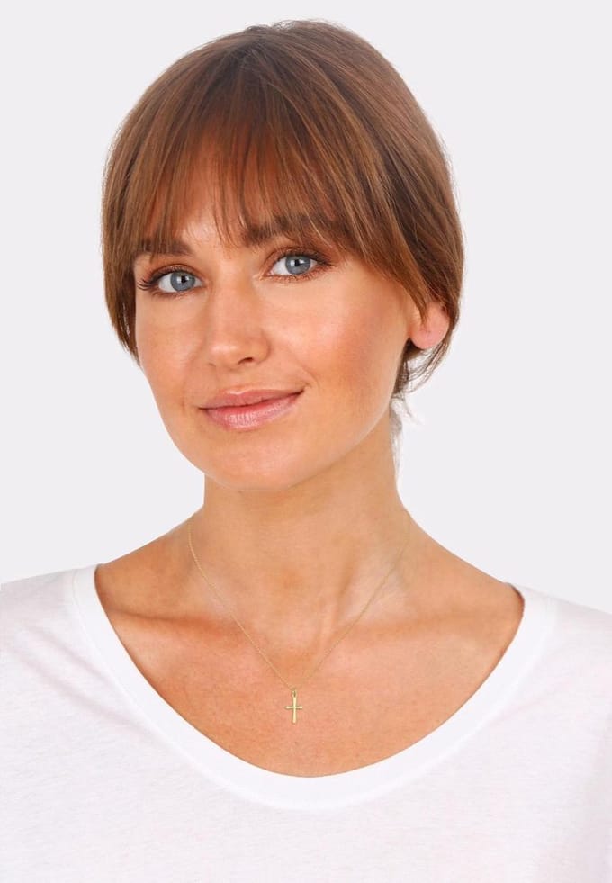 Elli - Halsketting - Dames Kruis Hanger Filigraan 925 Sterling Zilver - Dames