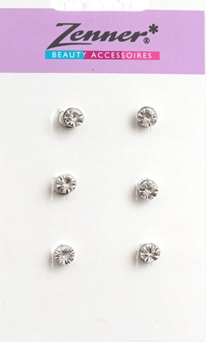 Zenner Swirl Clips Strass (6 stuks)