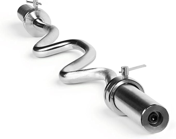Olympische Curl Stang 48 inch voor 50mm Schijven - Dubbele Flexibele Greep