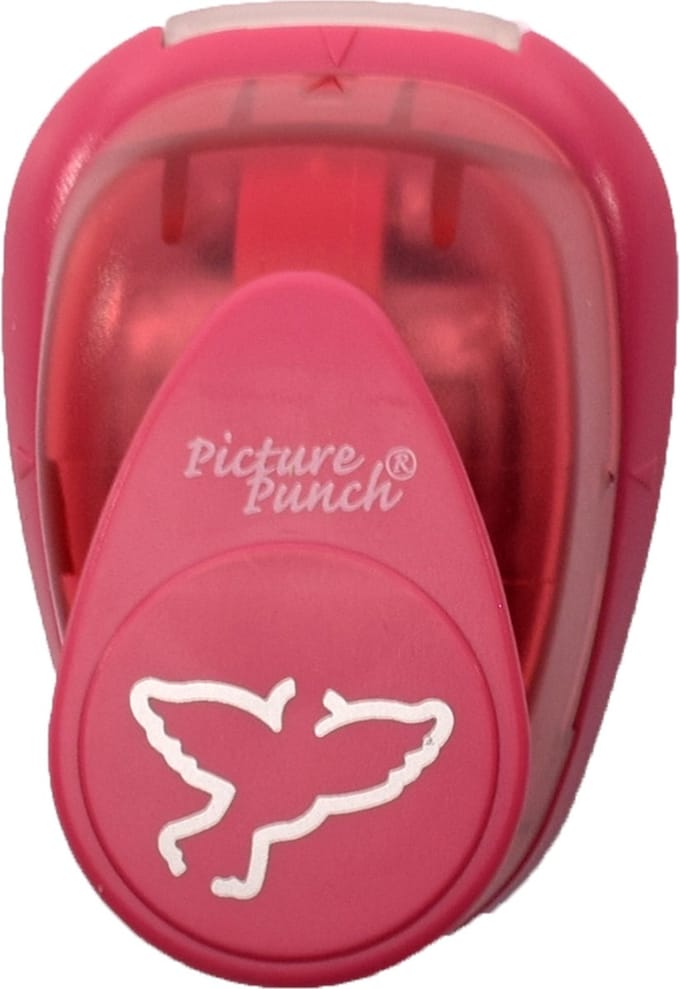 Vaessen Creative Pop Up Pons - Figuurpons - 3D Vogel - 2,5 cm