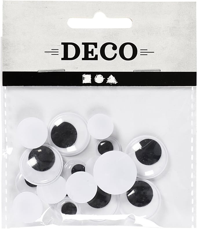 Wiebelogen, niet zelfklevend, d 12+14+20 mm, 18 div/ 1 doos