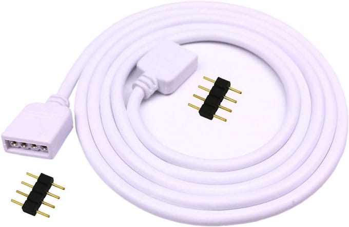5m Verlengkabel voor RGB LED Strips - 4-polig Connector
