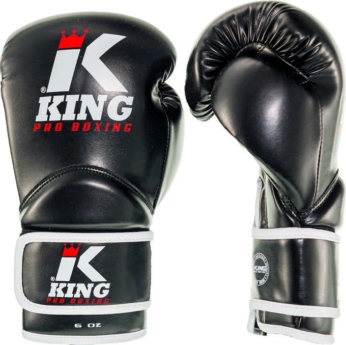 King Pro Boxing KPB/BG KIDS 1 Bokshandschoenen Zwart Wit Rood