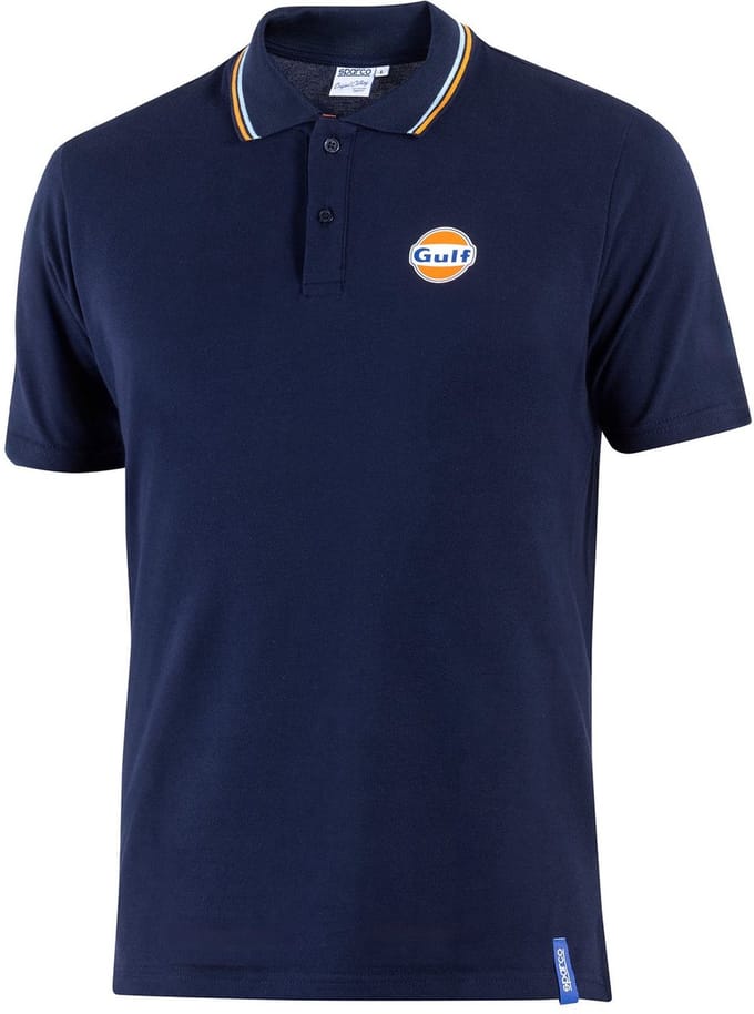 Sparco Gulf Piqué Poloshirt - Marineblauw - Maat S