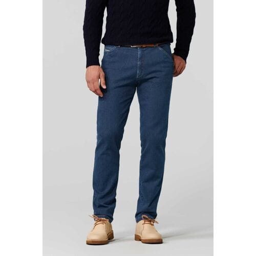 Meyer Jeans Chicago Subtle Bi-Color Denim Blue Stone / male