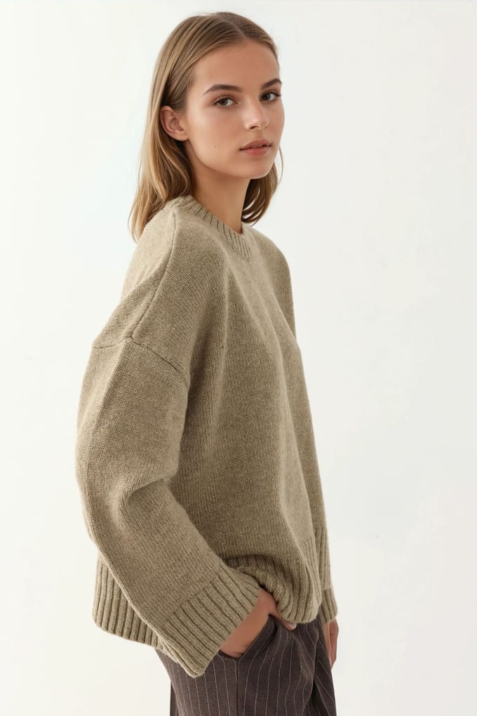 Dikke Crewneck Extra Zachte Trui