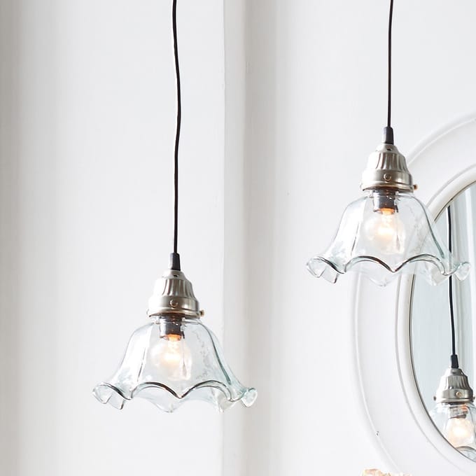 LOBERON Hanglamp Noelle helder/zilverkleurig