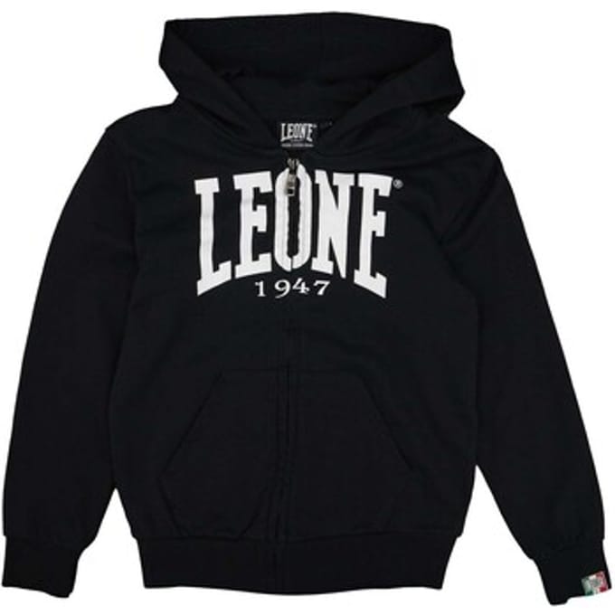 Capuchon sweaters Leone 1947 Boy Hoody Full Zip Big Logo
