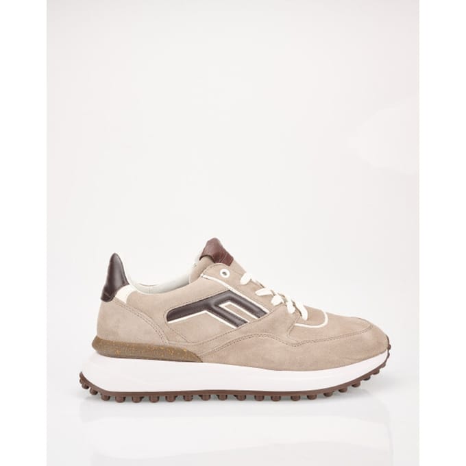 Floris Van Bommel Sfm-10223 Noppi Sneakers - Leer - Heren - Beige - Maat 41⅓