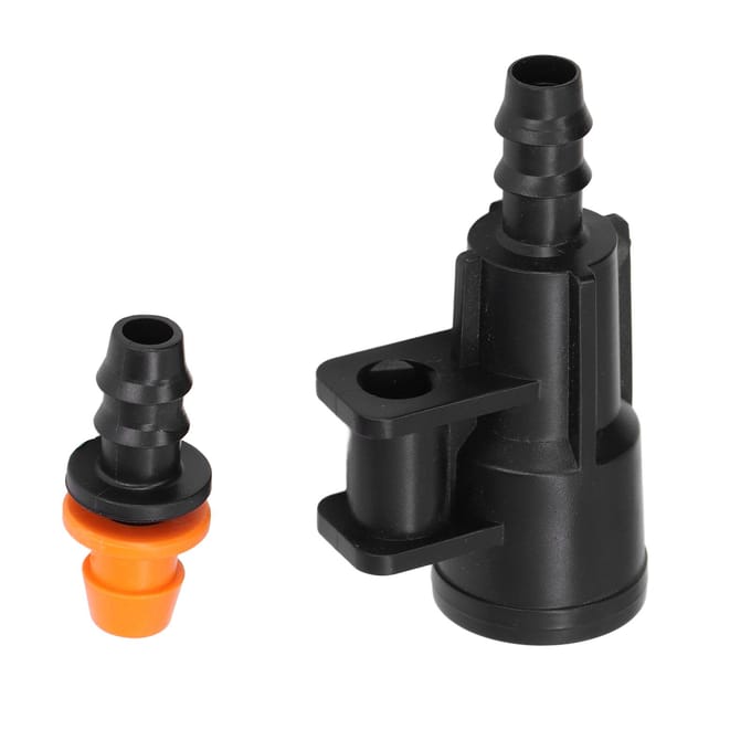 15 sets Slangconnector G1/2 Inch Binnendraad Roterende Sproeier Adapter Beugel voor 8/12 black