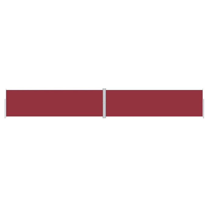 vidaXL - Windscherm - uittrekbaar - 180x1200 - cm - rood