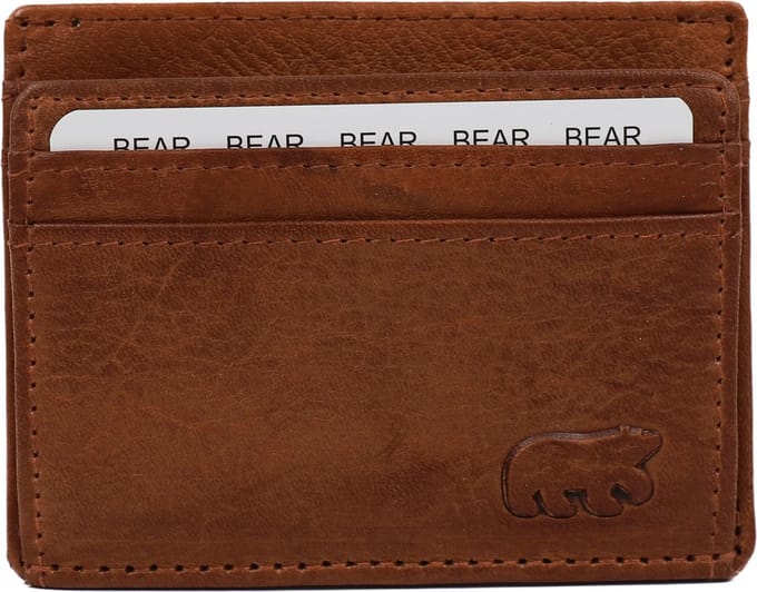 Bear Design Marco Pasjeshouder - Cognac