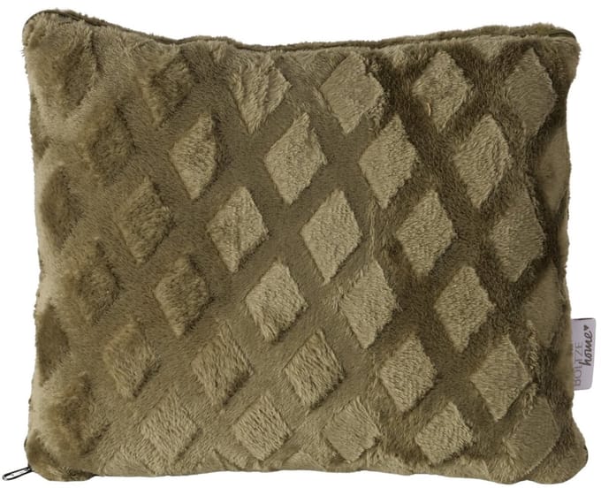 Boltze – 2-in-1 - Deken & Kussen – Plaid - Pluche – Groen – 125 x 160 cm - Polyester