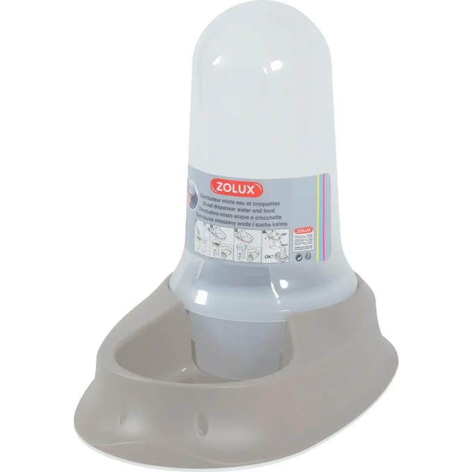 Stefanplast Chic voer- en waterdispenser, zand, 3,5