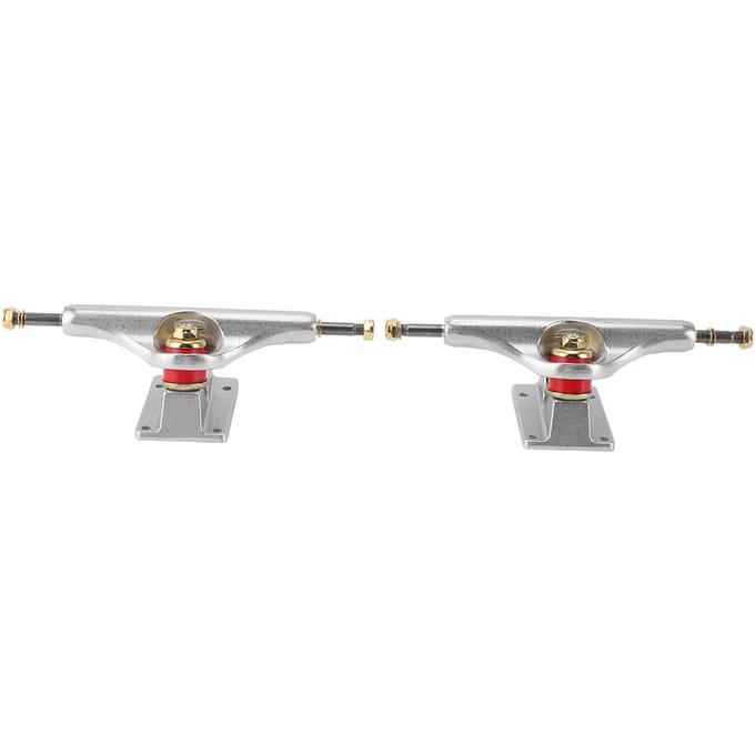 2 stuks 5.5in Holle Skateboard Trucks Aluminiumlegering Schokabsorberende Skateboard Bruggen gray
