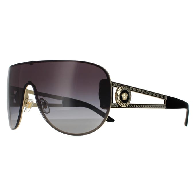 Versace Zonnebril VE2166 12528G Pale Goud Grijs Verloop