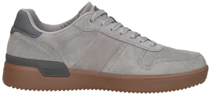 Björn Borg Spin Suede Sneaker Heren Lage Schoen Mannen - Grijs - Suede - Maat 40