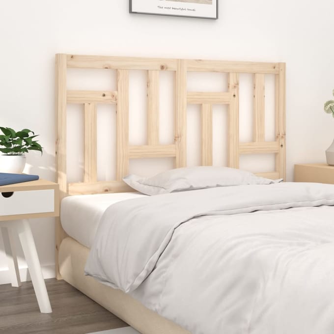 vidaXL - Hoofdbord - 165,5x4x100 - cm - massief - grenenhout
