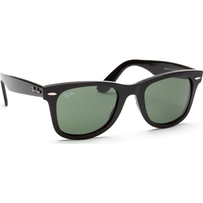 Ray-Ban Zonnebril Wayfarer Ease RB4340 601 Zwart Groen G-15