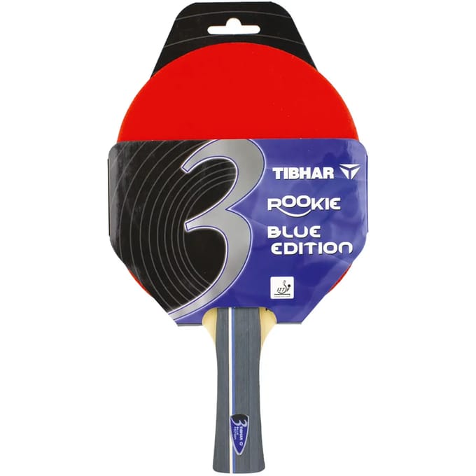 Tibhar Tafeltennisbatje Rookie Blue Edition