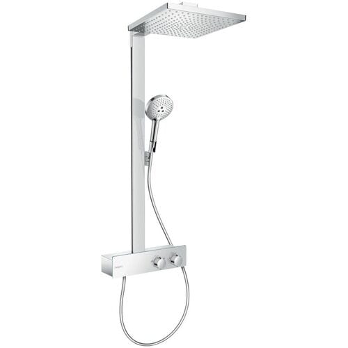 hansgrohe Raindance E Showerpipe 300 1jet EcoSmart 8 l/min met ShowerTablet 350 chroom
