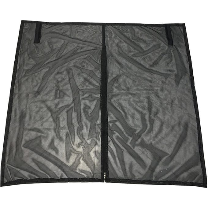 Filet de hayon de voiture, filet en maille respirant, accessoires de Camping, Protection de la vie privée, aspiration magnétique pour L noir