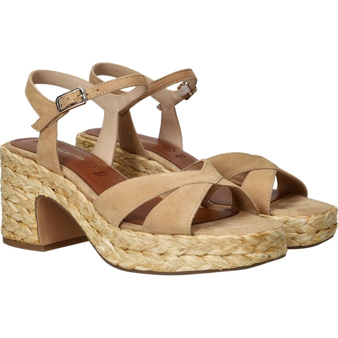 Tamaris Sandalettes - Dames - Beige - Maat:40