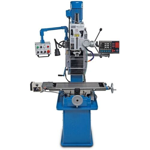 HBM BF 45 Freesmachine Met 3 Assig LCD Digitaal Uitleessysteem - 400 Volt