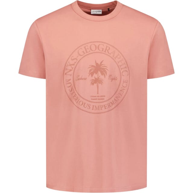 T-shirt met ronde hals en korte mouwen met print