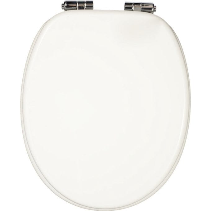 Aquazuro Wc-bril Fermo - Mdf - Softclose - Verstelbaar - Quick Release - Wit