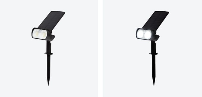 Solar tuinlamp met bewegingssensor - PER 2 stuk
