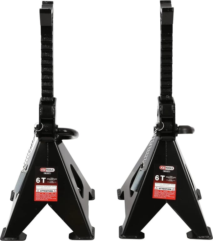Assteunen met snelle verstelling, 6 ton capaciteit, per set