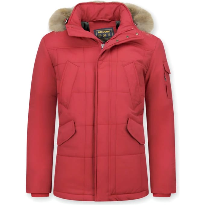 Beluomo Bontjassen winterjas lang