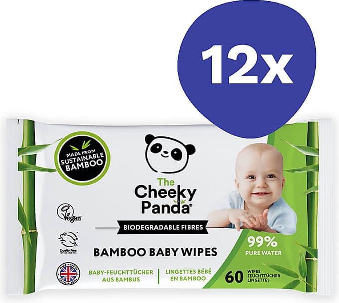 TheÂ CheekyÂ Panda Billendoekjes Bamboe (12x60)