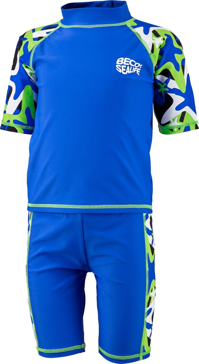BECO-SEALIFE® rashguard 2-delig, blauw, maat 116-122