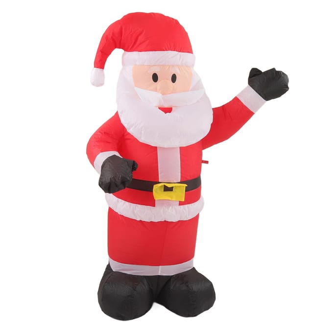 Kerst Opblaasbare Kerstman Waterdicht Scheurbestendig Opblaasbare Kerstman Decoratie met LED-verlichting