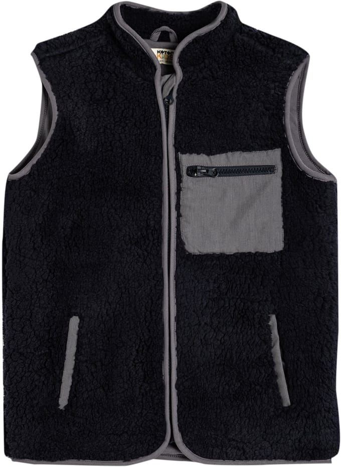 Rechte kraag Puffer Weste Anorak
