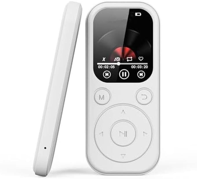 Draagbare MP3 Speler met Bluetooth 5.4, Hifi Geluid en 128GB Uitbreidbaar Geheugen