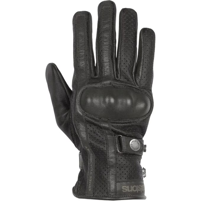 Zomer lederen motorhandschoenen Helstons eagle