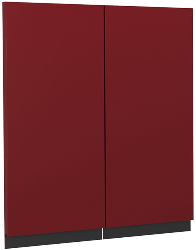 Vicco R-Line Keukenfront – 59.2 x 59 cm meubelfront voor de hangkast Rood