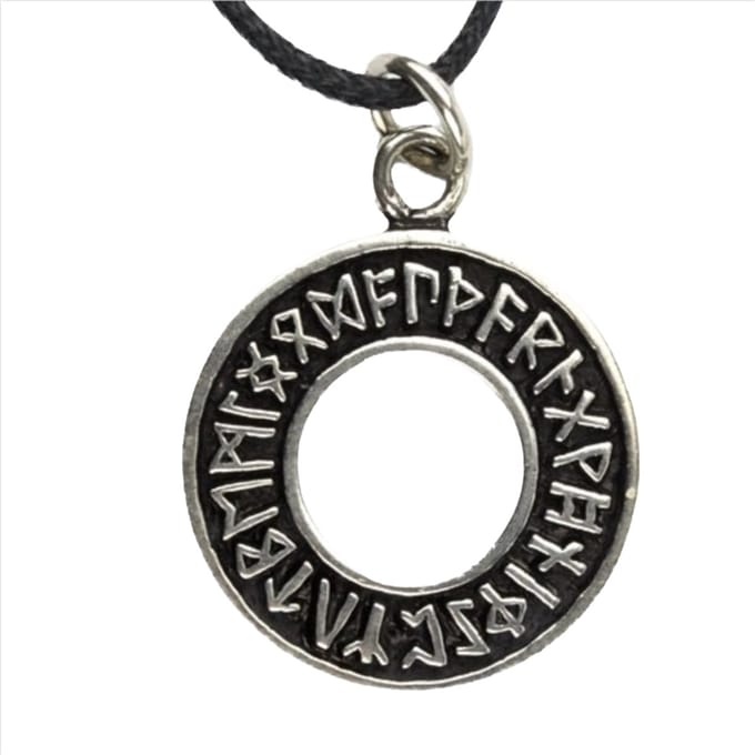 Zilveren rune ring(K620)
