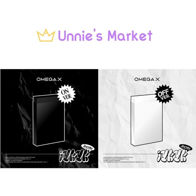 OMEGA X [iykyk] AAN ver. / UIT ver Random ver. black
